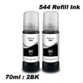 T544 Dye Ink 70ml Refill Kit for Epson EcoTank 544 Printers