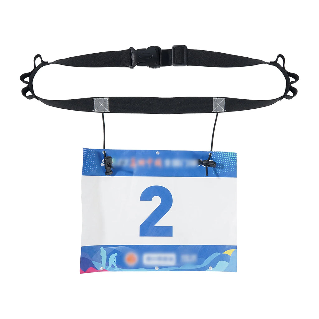 Race Belt with Bib Number Holder – Triathlon Running Belt