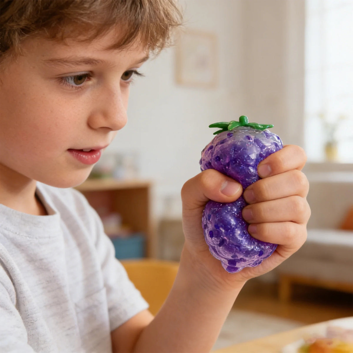 Fruit Squishy Water Bead Squeeze Ball – Sensory Fidget Toy