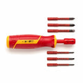 6-in-1 VDE Insulated Screwdriver Set with Quick-Change Bits & Case