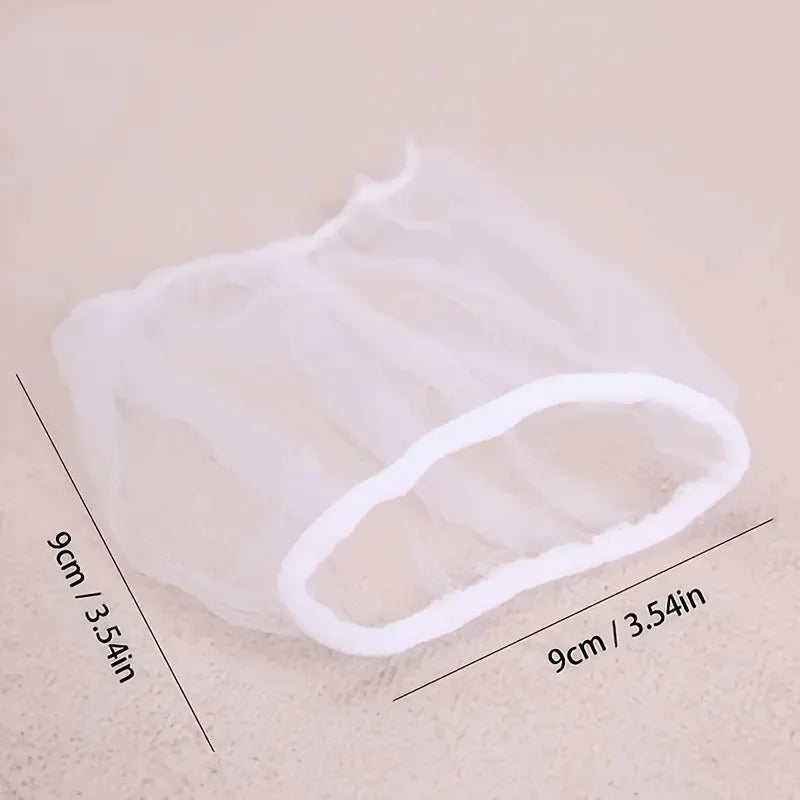 100-Pack Disposable Kitchen Sink Strainer Mesh Bags