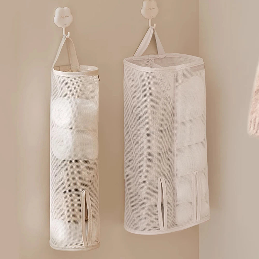 Mesh Wall-Mounted Hanging Storage Bag – Underwear & Socks