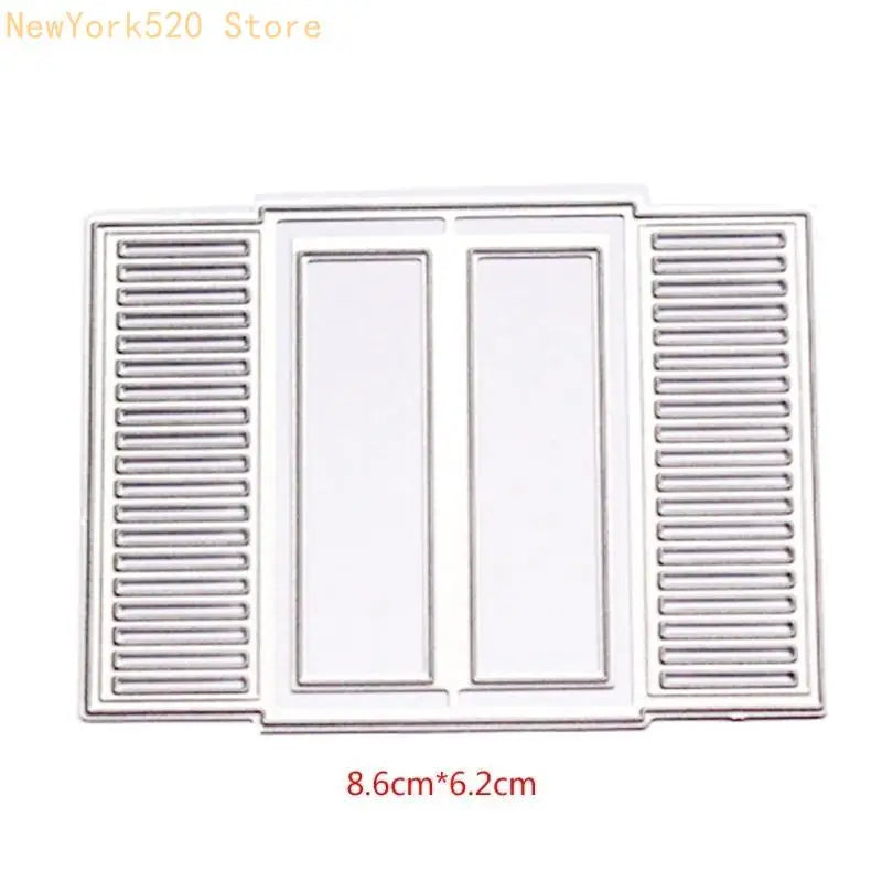 Window Metal Cutting Die Stencil for Scrapbooking & Cards