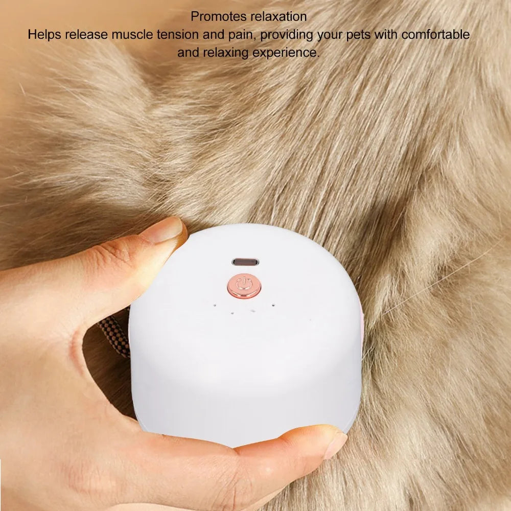 Electric Pet Massage Brush – Cat & Dog Grooming Tool