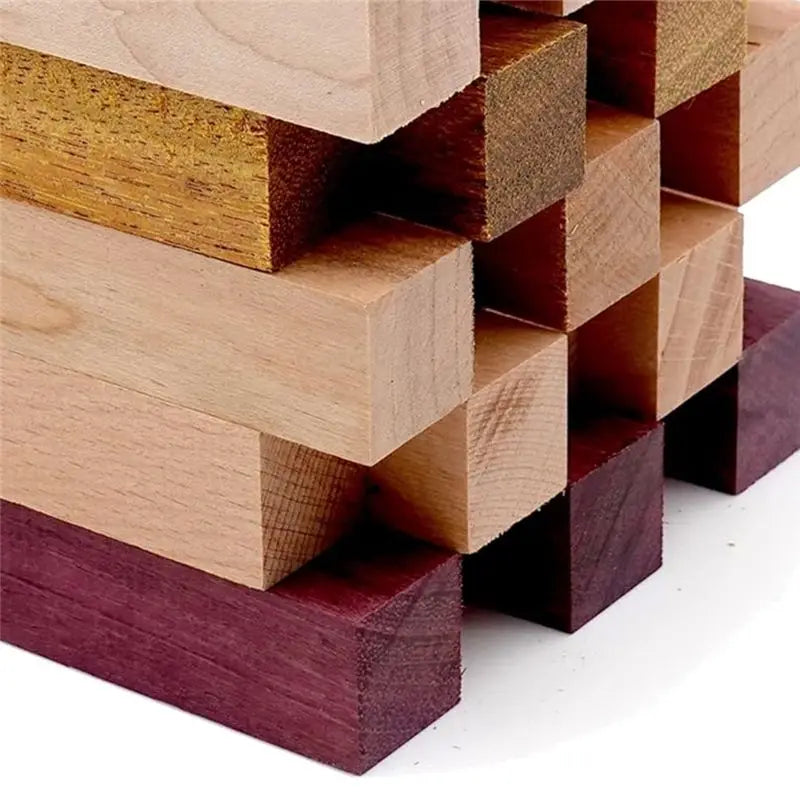 30-Pack Exotic Wood Pen Blanks for Woodturning – Kiln-Dried