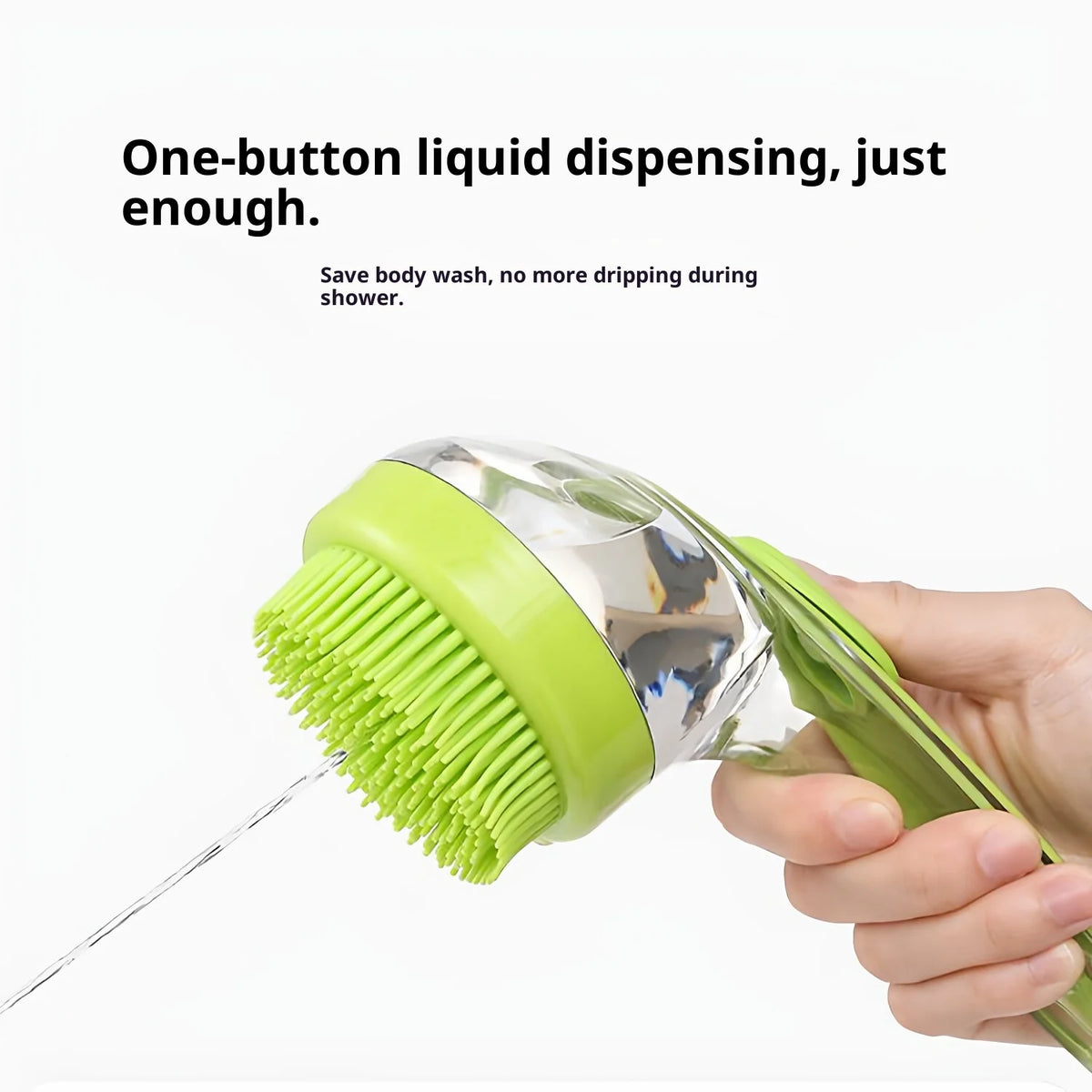 Pet Shampoo Dispenser Bath Brush – Silicone Dog Cat Grooming