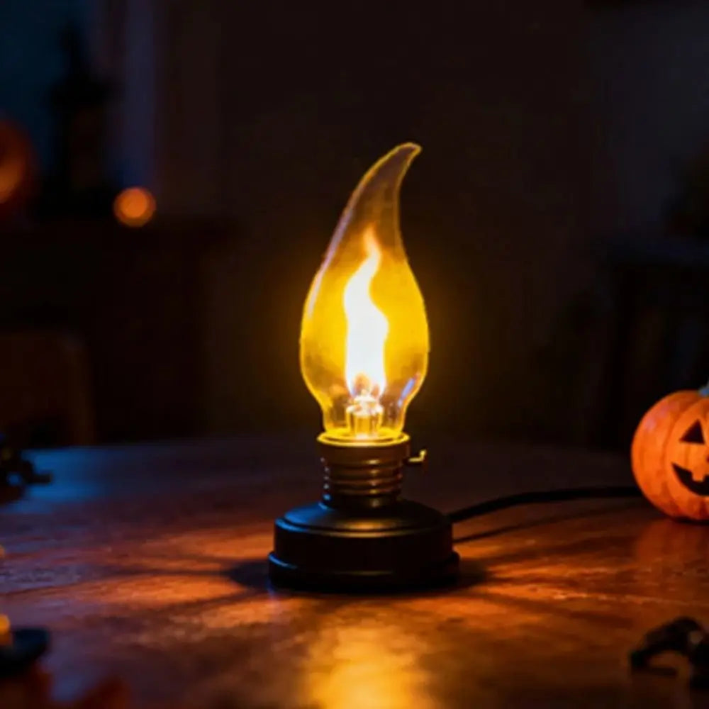 Glass LED Flame Light Bulb E12 E14 E27 Flickering Candle Lamp