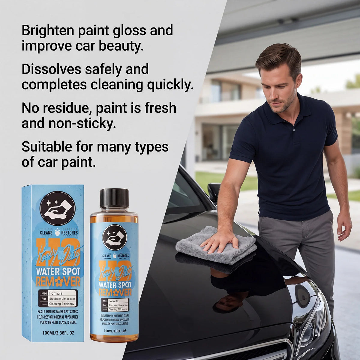 VIBE Glass Water Spot Remover & Hydrophobic Coating Spray