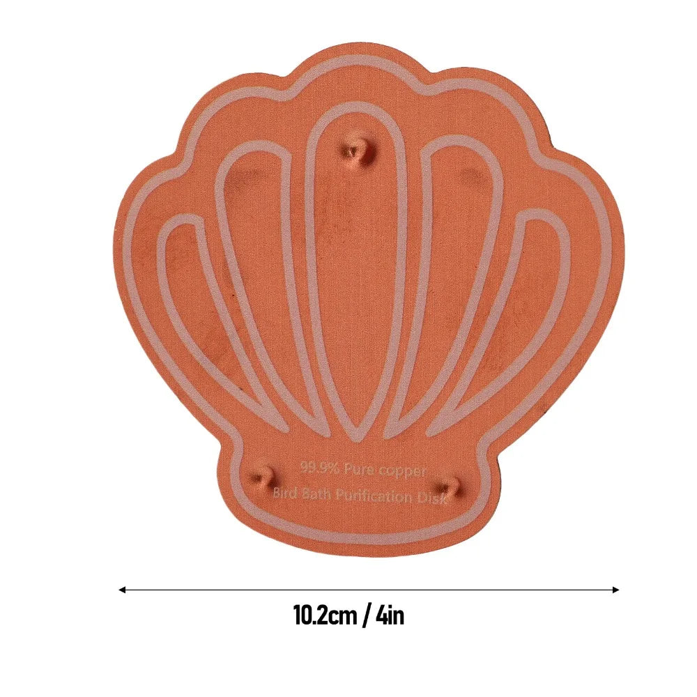 2-Pack Copper Bird Bath Disk – 0.6mm Triple-Point Support