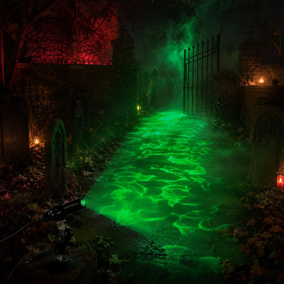 Green Line Projector – Halloween & Holiday Party Lighting