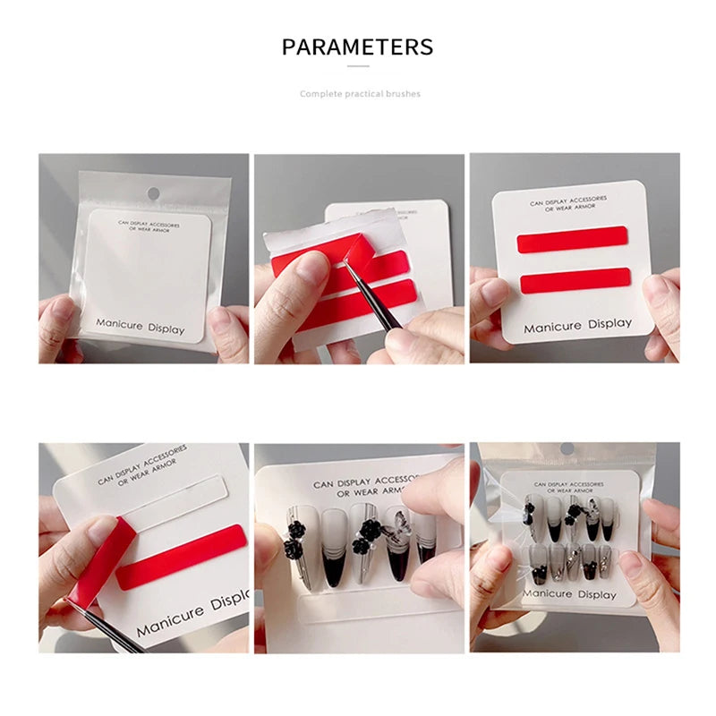 10Pcs Press On Nail Display Cards – Packaging for Small Business