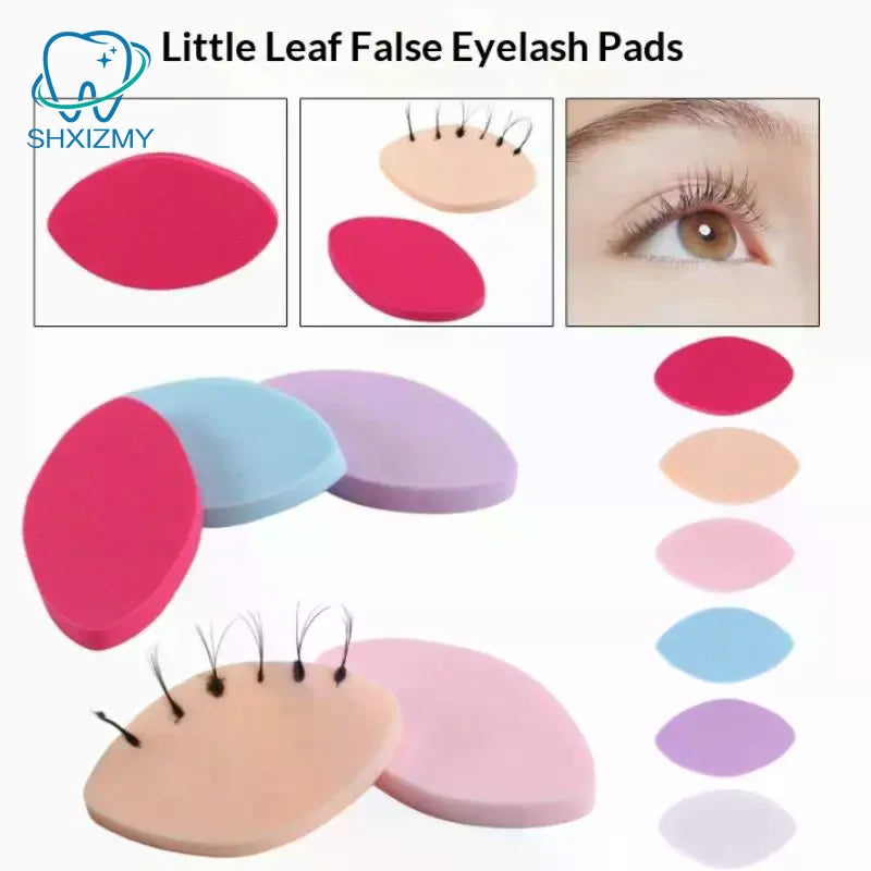 Sponge False Eyelash Pads Reusable Lash Map Makeup Puffs