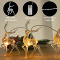 3D Reindeer String Lights 1.5m 10 LED Battery Powered Indoor