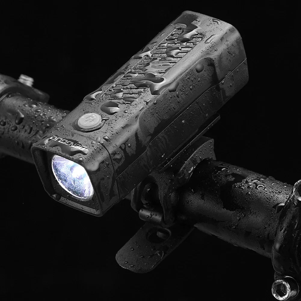 USB Rechargeable LED Bike Headlight 100LM – IPX5 Waterproof