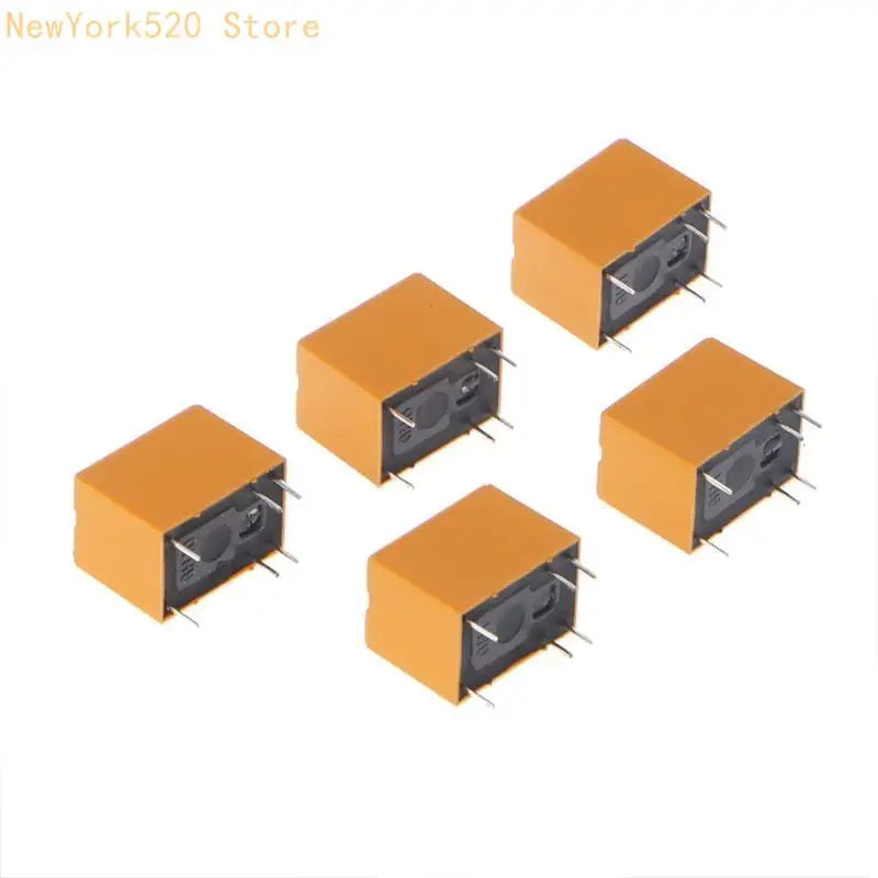 5-Pack HK4100F DC 12V Relay 6-Pin 3A 250VAC Electromagnetic