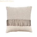 Boho Morocco Tufted Pillow Cover Woven Knit Fringe Tassel