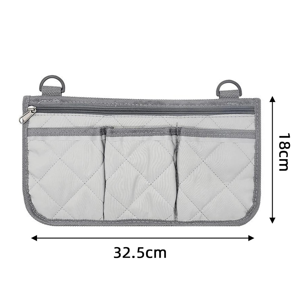 Wheelchair Armrest Side Storage Bag – Large Capacity Pouch