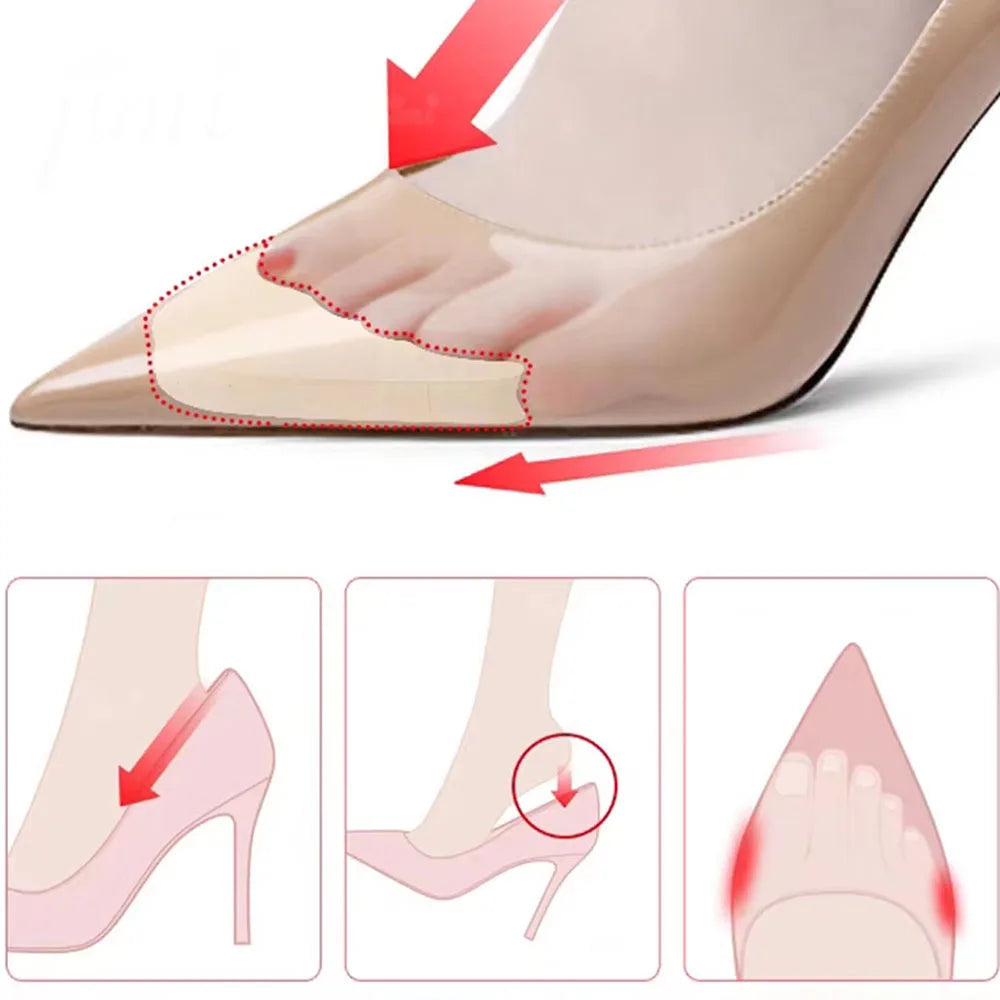 Soft Sponge Forefoot Insert Pads – Shoe Filler Cushion 2 Pairs