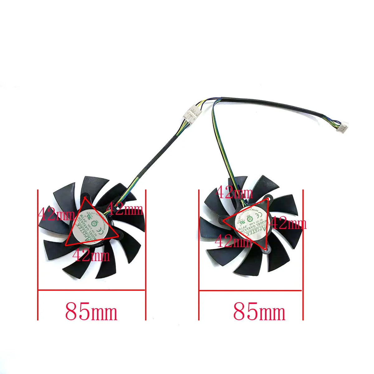 ZOTAC RTX 2060 2070 GTX 1660 GPU Fan Replacement GA92A2H 85mm