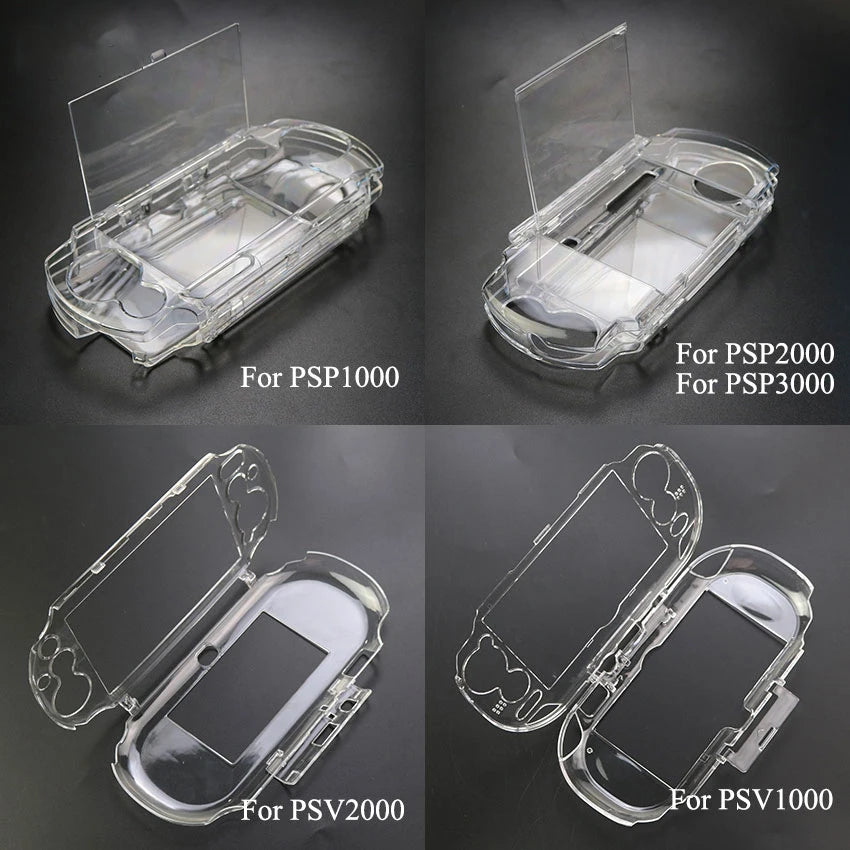 Crystal Clear Hard Case for Sony PSP 1000 2000 3000 & PSVita
