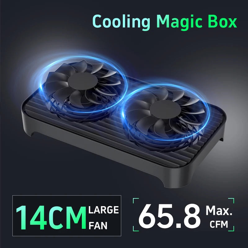 USB Dual Cooling Fan for Router, DVR, Console & TV Box