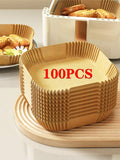 Disposable Air Fryer Paper Liners – Non-Stick Baking Bowls 50/100 Pcs