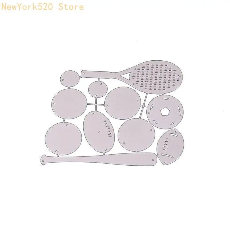 Baseball Bat Metal Cutting Die – DIY Scrapbooking Paper Crafts