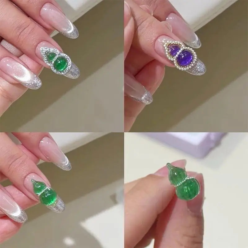 3D Flower Silicone Nail Art Mold – DIY Manicure Template