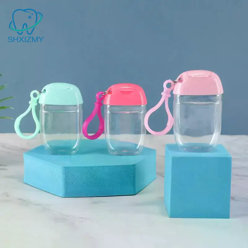 30ml Refillable Travel Bottles with Hook – Mini Soap Dispenser