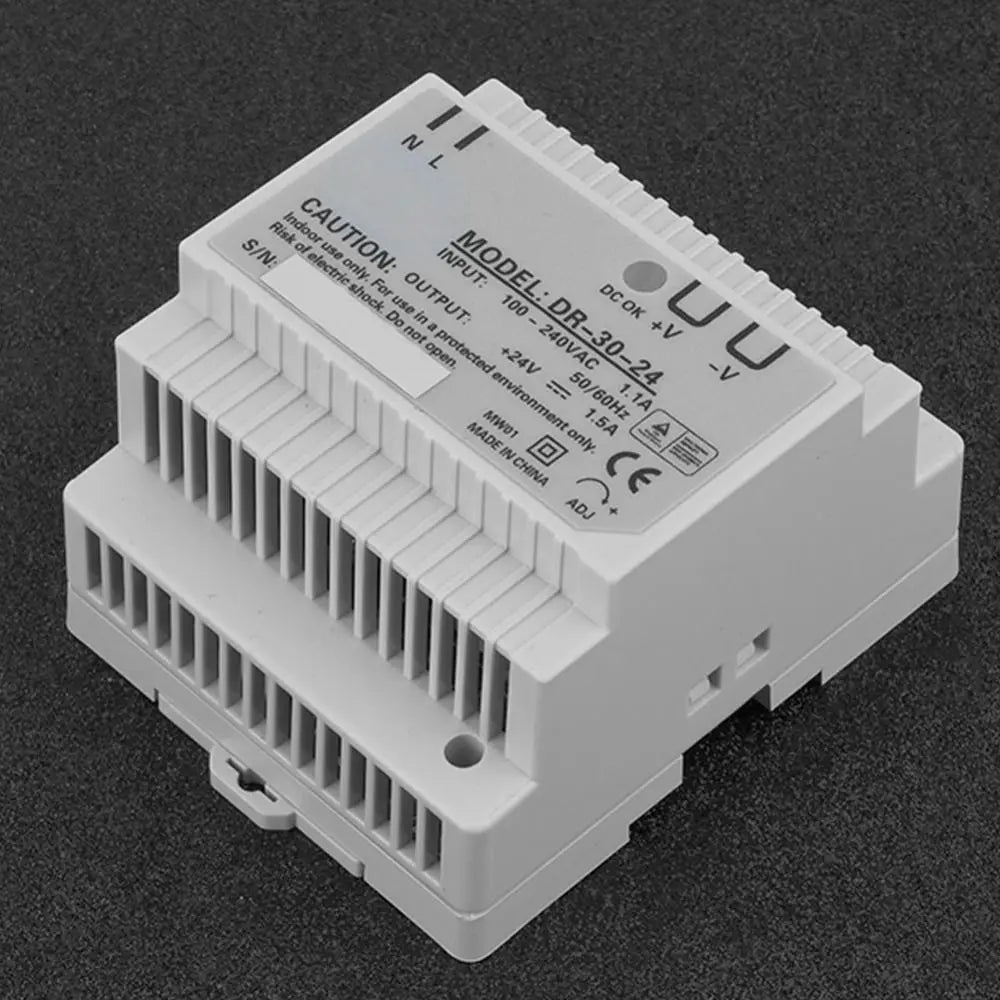 DR-30-24 30W DIN Rail Power Supply 24V AC to DC Converter