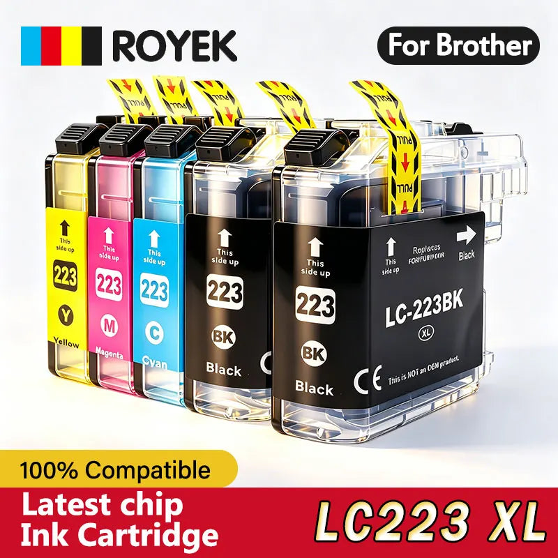 Brother LC223XL Compatible Ink Cartridges – CMYK Multipack