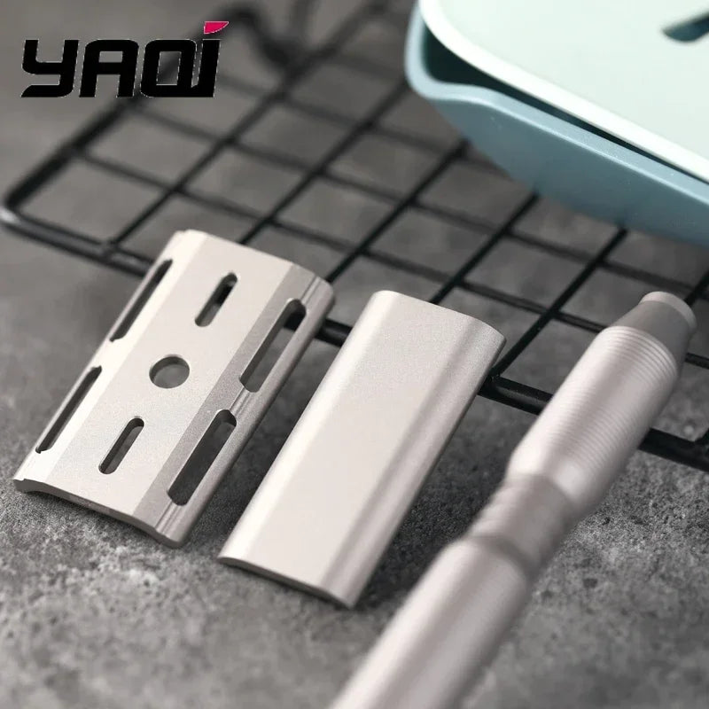 YAQI Ghost Titanium Safety Razor – Lightweight Men's Shaver