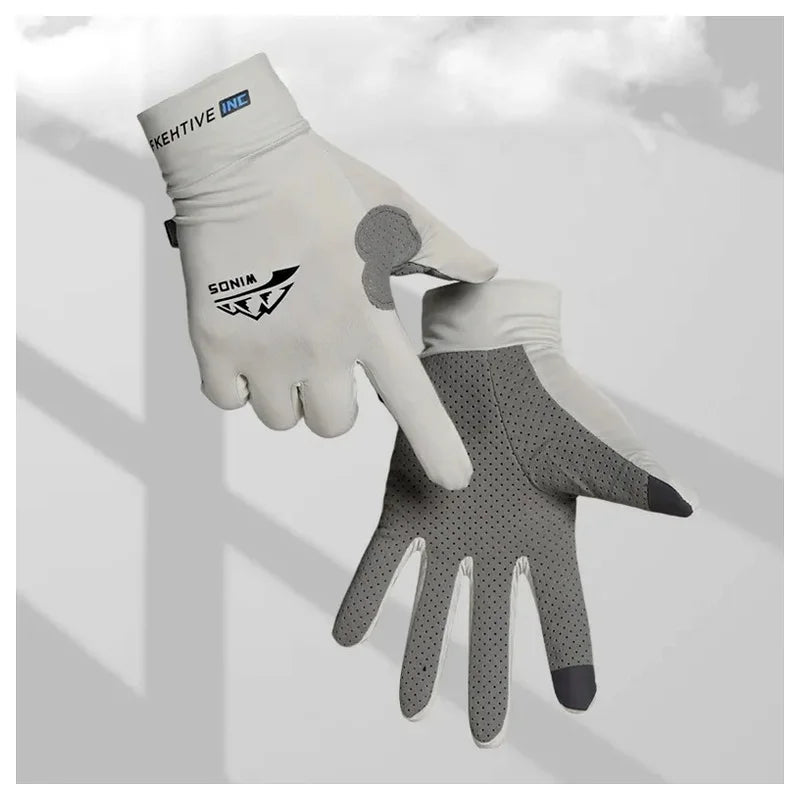 VIBE Ice Silk Full Finger Gloves – Anti-Slip UV Outdoor Sports