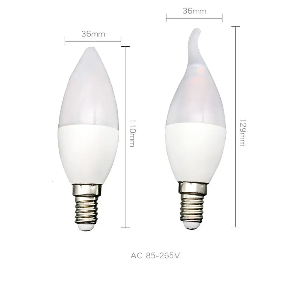 Flame Effect LED Bulb E14 E27 3-Mode Candle Atmosphere Lamp