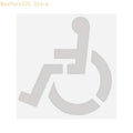 Reusable Silicone Accessible Parking Stencil 104x112cm