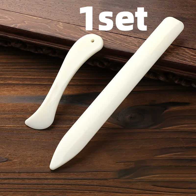 Bone Folder & Clip Set – Bookbinding, Origami & Paper Craft Tool