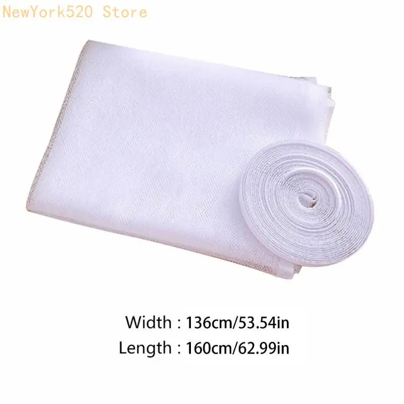 Self-Adhesive Insect Screen Window Mesh Net with Tape 130×150cm