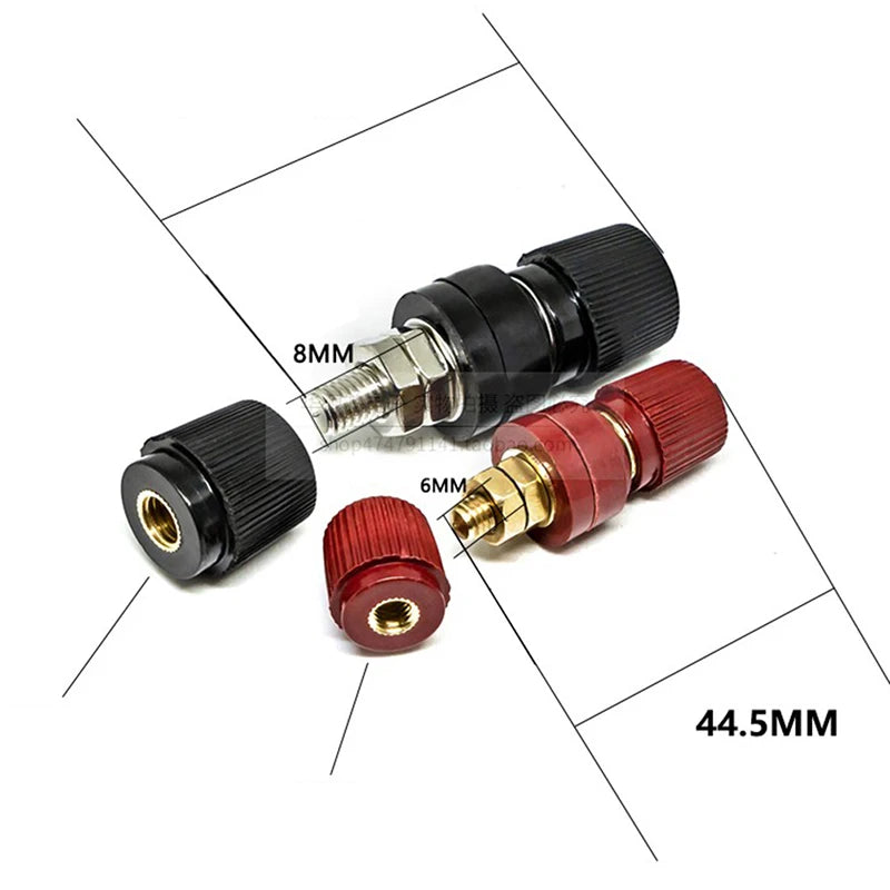 6mm 8mm Brass Battery Stud Post Connector Terminal Kit
