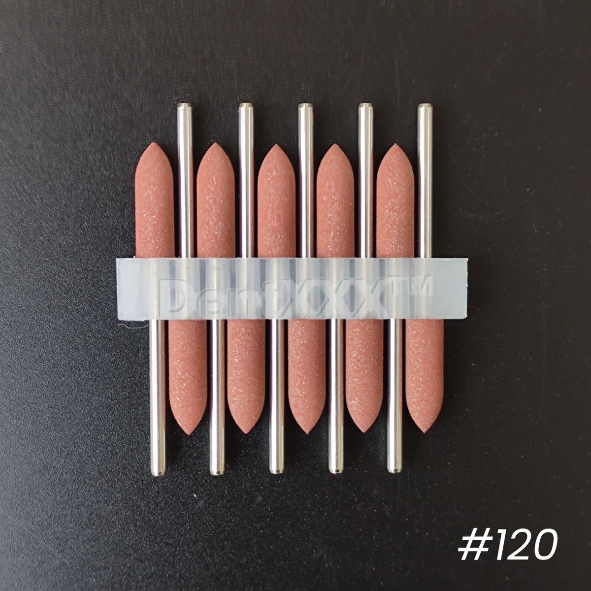 Silicone Nail Grinding Bits 7 Grits – Cylindrical Pointed Polisher