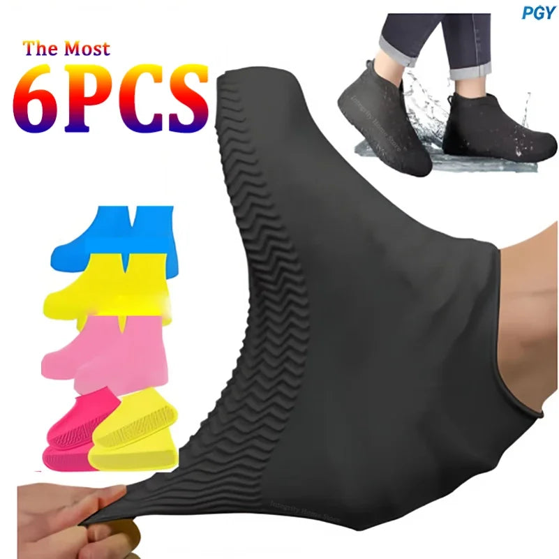 Silicone Waterproof Shoe Covers – Reusable Non-Slip Overshoes