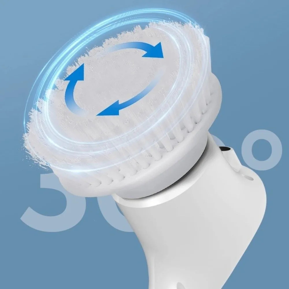 Electric Spin Scrubber 9 Heads Cordless Brush – Type-C Fast Charge