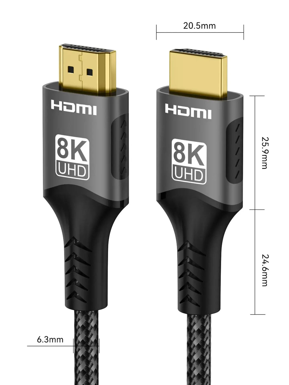 HDMI 2.1 Cable 8K@60Hz 4K@120Hz 48Gbps Ultra High Speed HDR