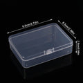 5/10 Pack Clear Mini PP Storage Boxes – Jewelry, Cards & Screws