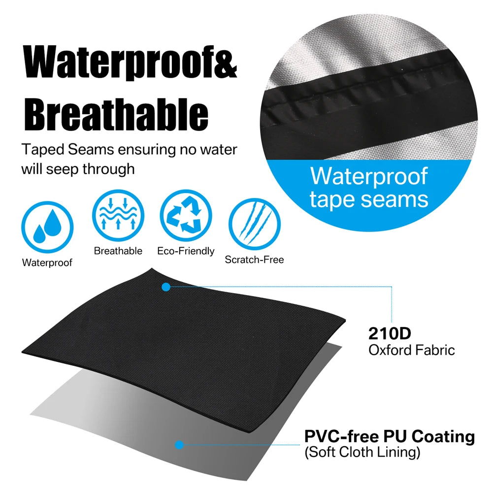 Waterproof Sun Lounger Cover 210x75cm – 210D Oxford Sunbed