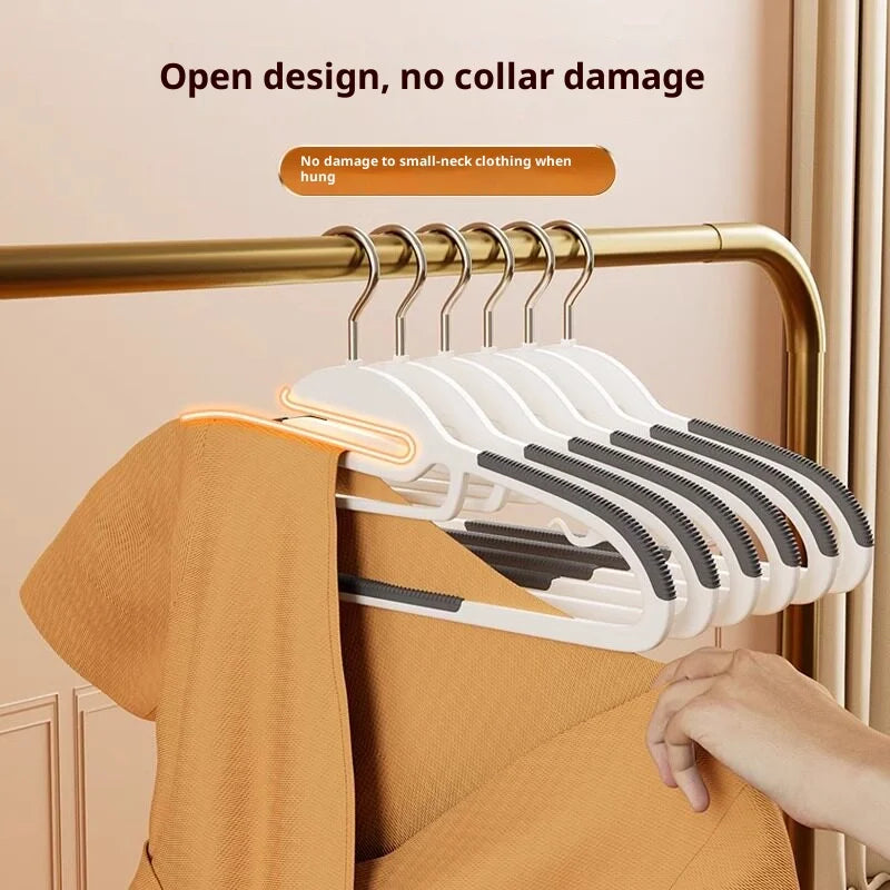 Non-Slip TPE Clothes Hangers – Space-Saving Wardrobe Organizer