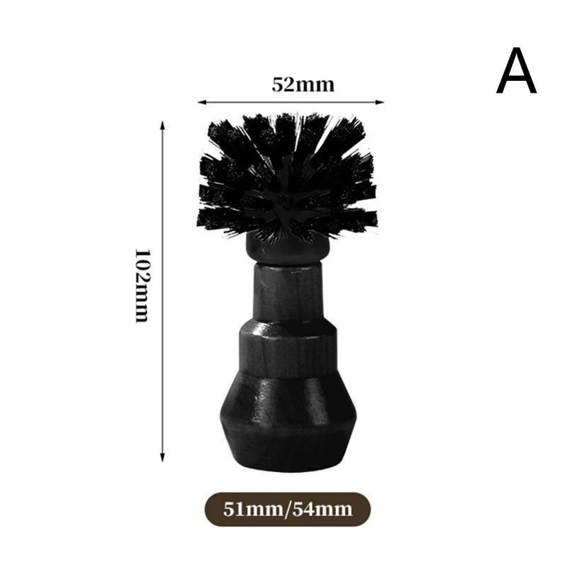 Wooden Barista Coffee Brush 51mm 54mm 58mm Portafilter Cleaner