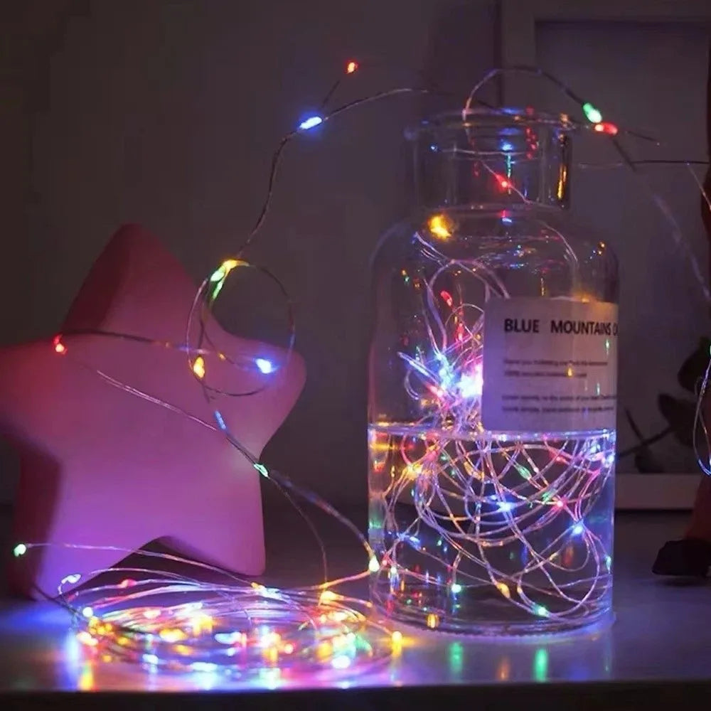 12-Pack 2M Copper Wire LED Fairy String Lights | Battery Operated