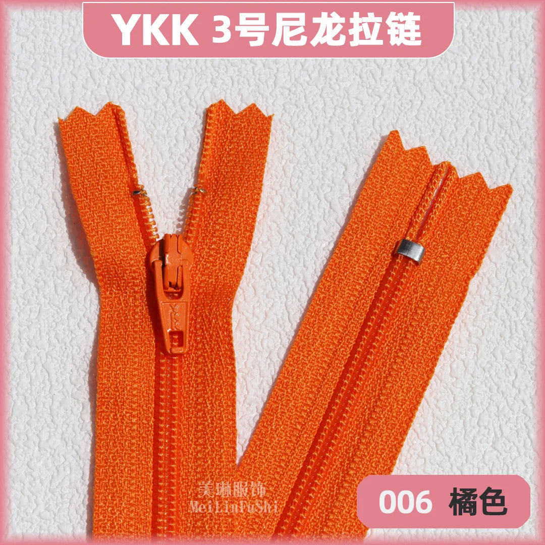 YKK3 Nylon Invisible Zippers 18cm – 30/50/100 Pack