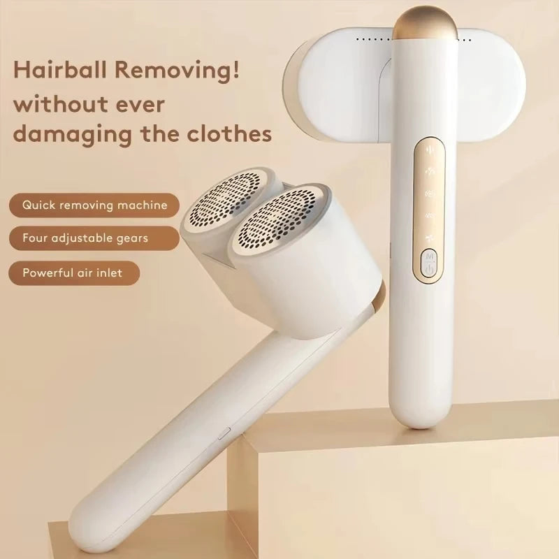 Double Head Electric Fabric Shaver & Lint Remover USB Rechargeable
