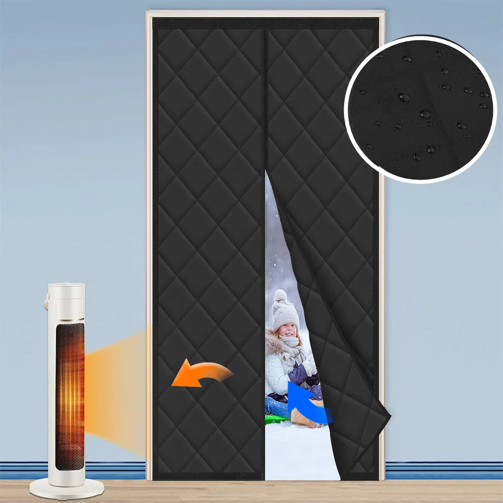 Magnetic Thermal Insulated Door Curtain – Windproof & Waterproof
